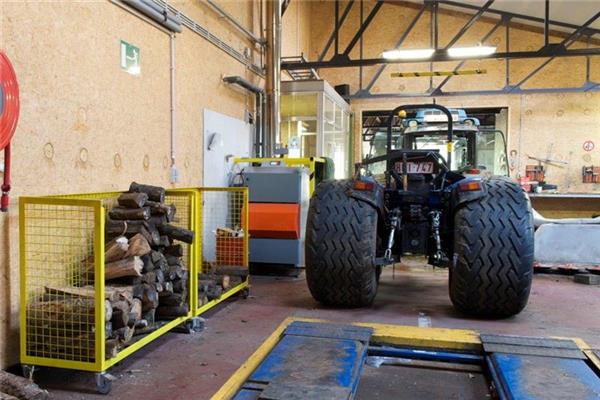 Biomassa verwarming voor tuinbouwbedrijven